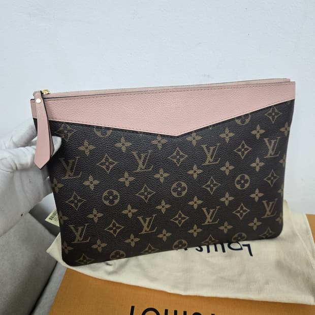 [보증서 정품]루이비통 데일리 클러치백