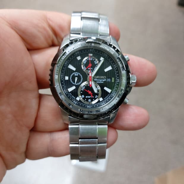 세이코 크로노그래프 메탈
