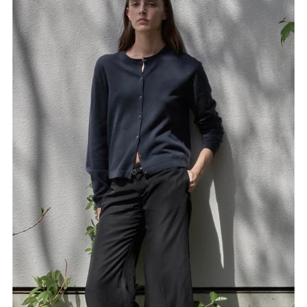 머듈 니트 가디건