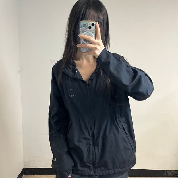 Nike Black Running Windbreaker