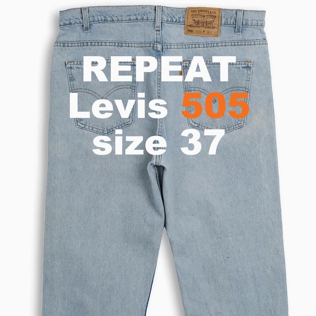 리바이스 505 오렌지탭 90s USA 37 사이즈 OR5053860