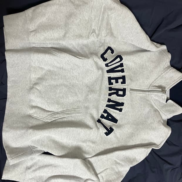 커버낫 반집업 맨투맨 M