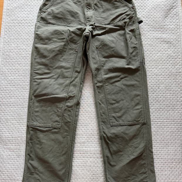 [34] 칼하트 더블니 워크팬츠 b136 모스