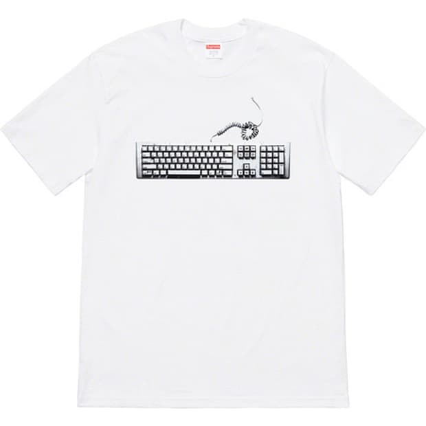 [L]슈프림 키보드 티 SUPREME KEYBOARD TEE 19SS