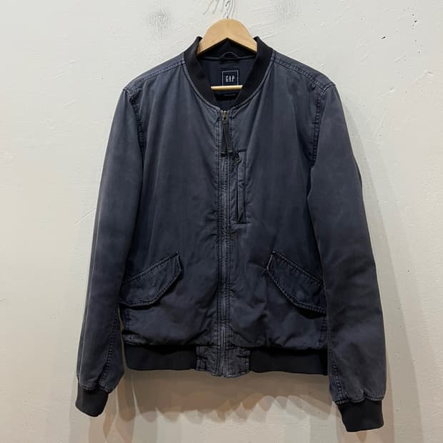 GAP 갭 워시드 봄버자켓