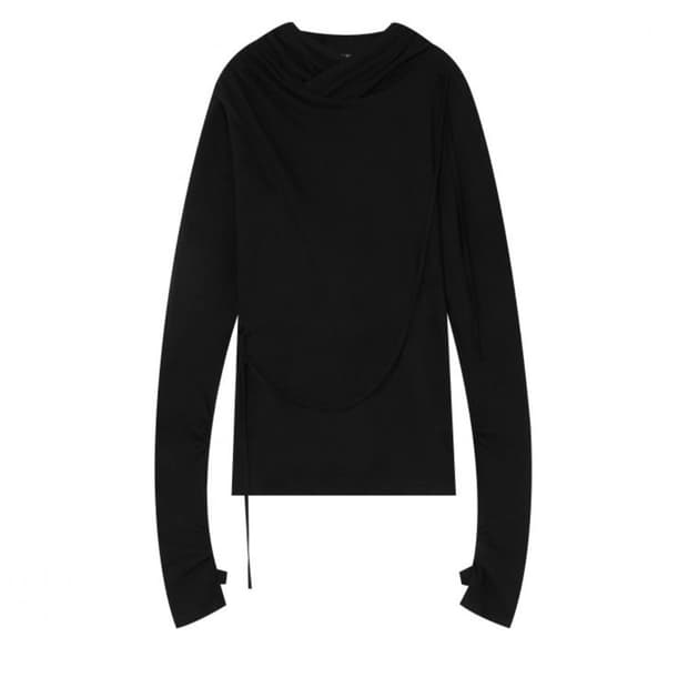 3[γ] :: Hooded Fract Sleeve [BK] 2