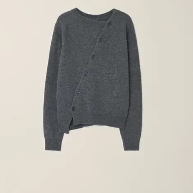 [L] EE 가디건 그레이 판매합니다