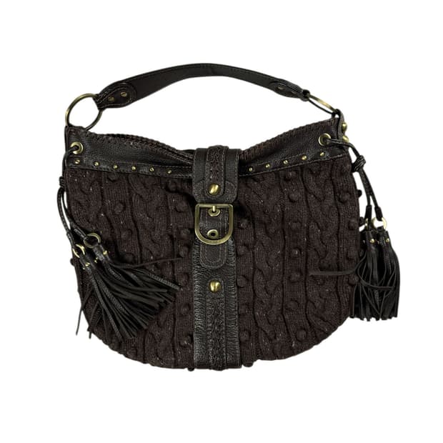 rafe new york 케이블 니트 숄더백