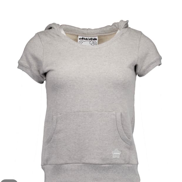 샬롬클럽 윙 후드 그레이 반팔