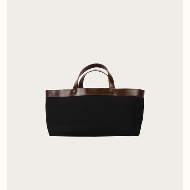 리본빛 Lepan Mini Handle Bag - Black