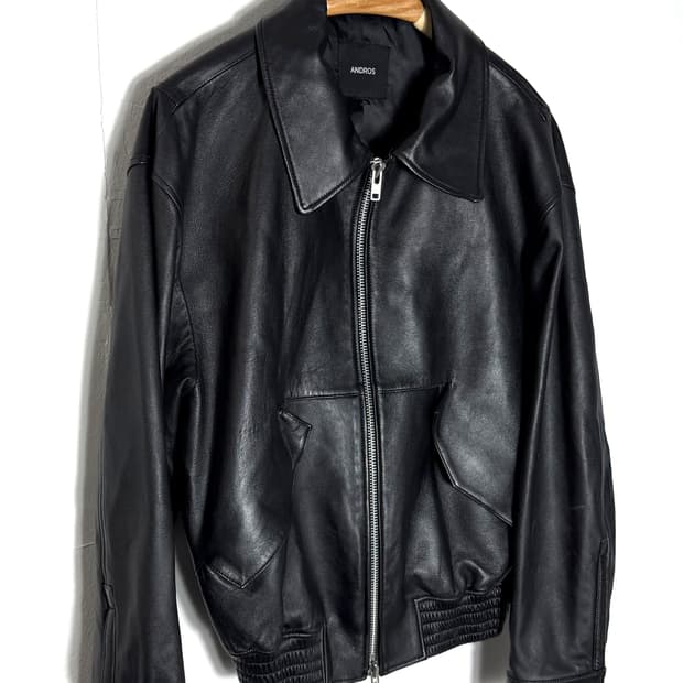 앤드로스 가죽자켓 램스킨 램스킨자켓 레더자켓