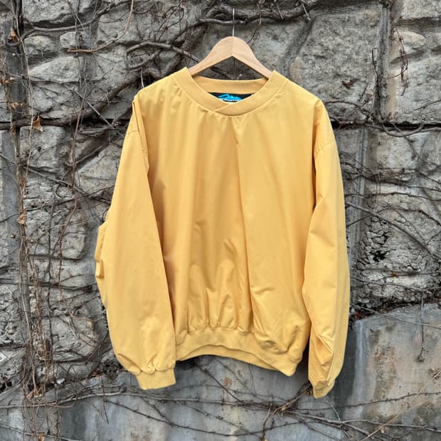 Tri mountain 빈티지 스포츠 축구 골프 웜업 져지 바람막이