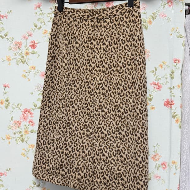 빈티지 레오파드 스커트