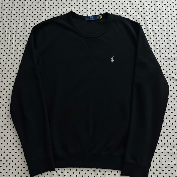 폴로 랄프로렌 맨투맨 블랙