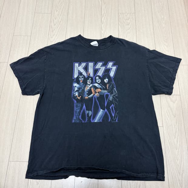00s 빈티지 kiss 티셔츠