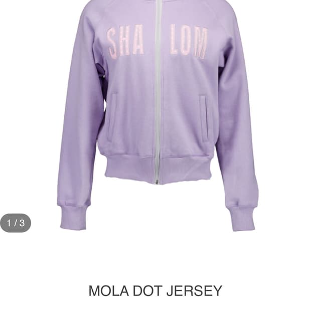 샬롬클럽 MOLA 도트 져지