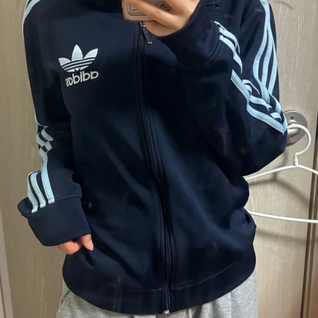 아디다스 유로파 네이비+하늘 져지