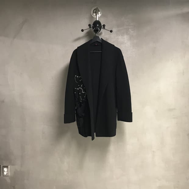 겐조 자수 코트 블랙 38(W)