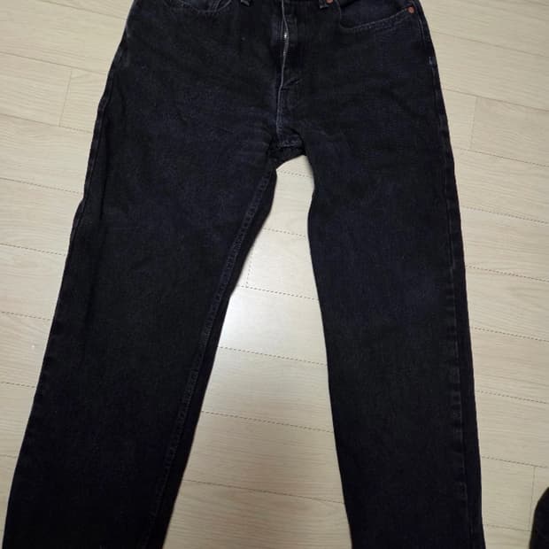 리바이스 550 흑청 데님 팬츠 설명 확인 필수