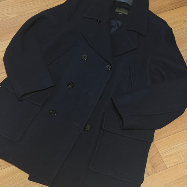 유니폼브릿지 navy wool peacoat navy XL