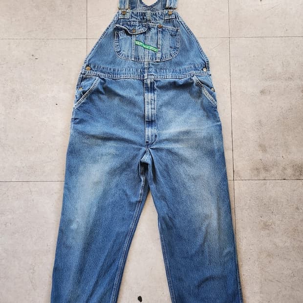 KEY Imperial 데님 오버롤