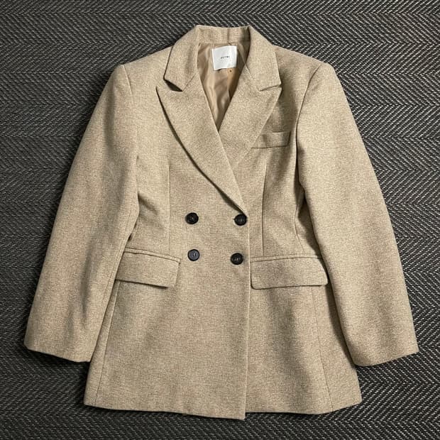 빈티지 우먼스 더블 하프 코트 o 4637