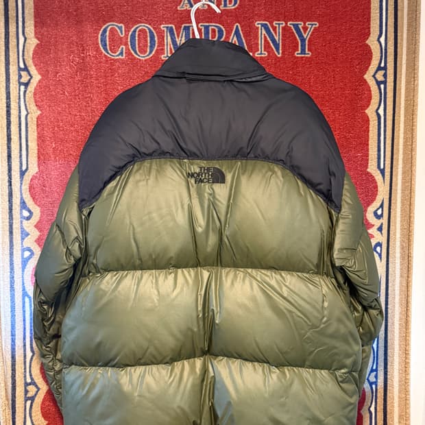 노스페이스 눕시 카키 센터로고 XXL 110