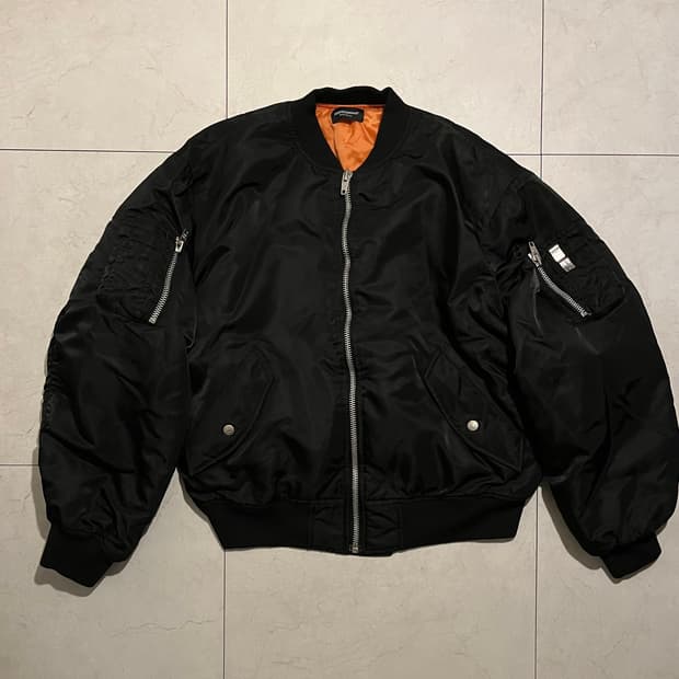 파프롬왓 Farfromwhat 샘플 백 프린팅 MA-1