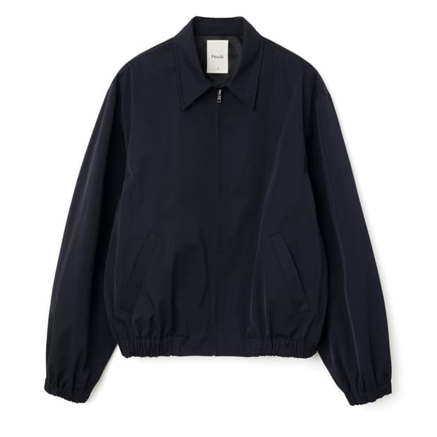 nocle 노클 | 싱글 블루종 자켓 / 다크네이비, 3 size