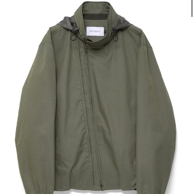 Diagonal zip jacket v2 올리브 (4) 팝니다
