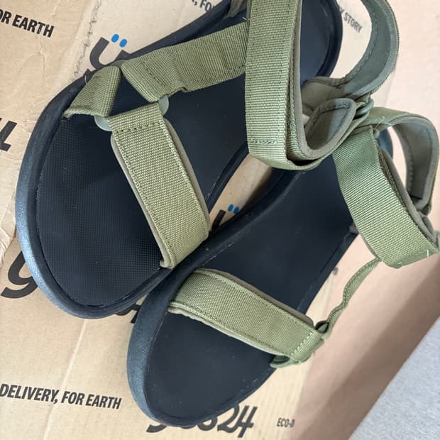 무인 양품 테이프 벨트 샌들 L(260)사이즈 판매합니다