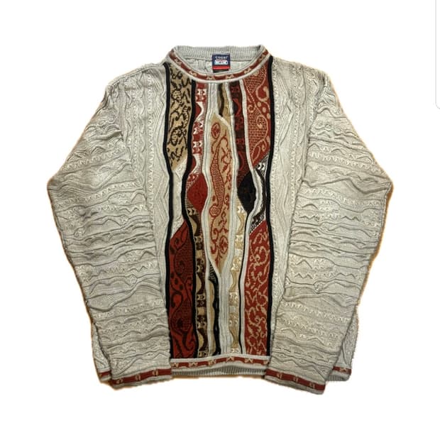 쿠지 케이블 니트