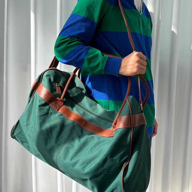 폴로 랄프로렌 그린 보스턴 백