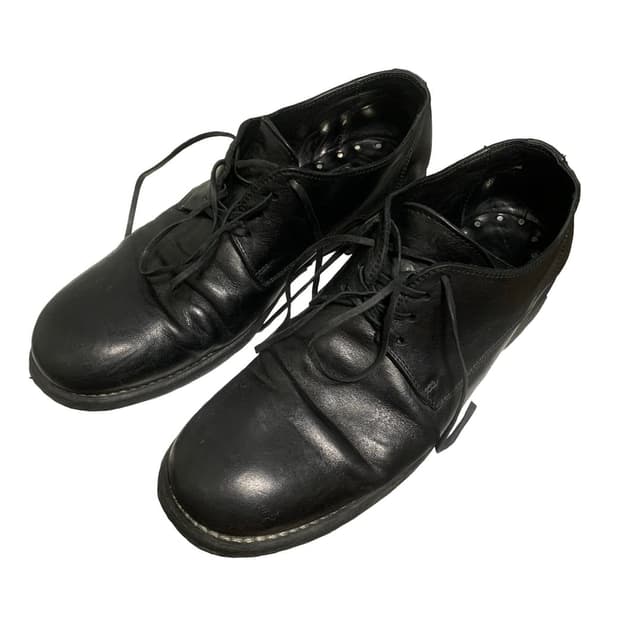 구이디 992 Guidi 더비 슈즈 블랙