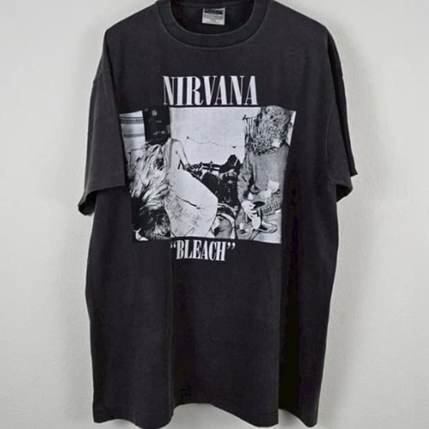 (rep) 빈티지 너바나 밴드 티셔츠 BL