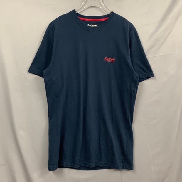 M 바버 인터내셔널 슬림핏 스몰 로고 반팔티