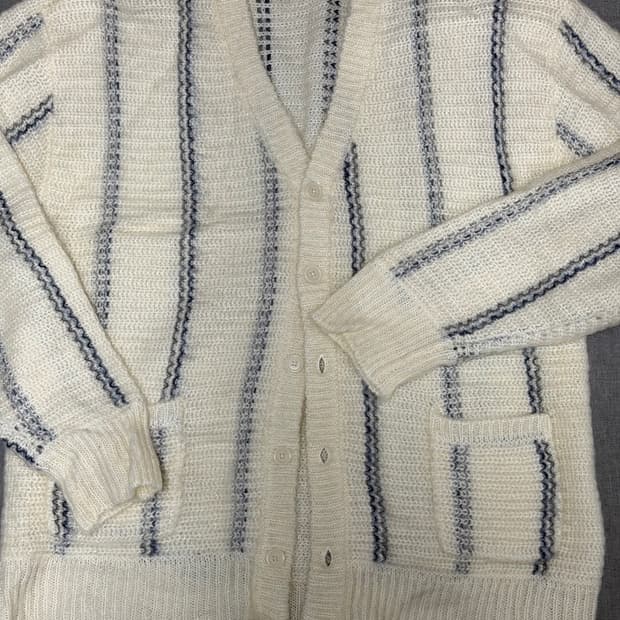 [L] 예스터데이투모로우 모헤어 가디건 화이트