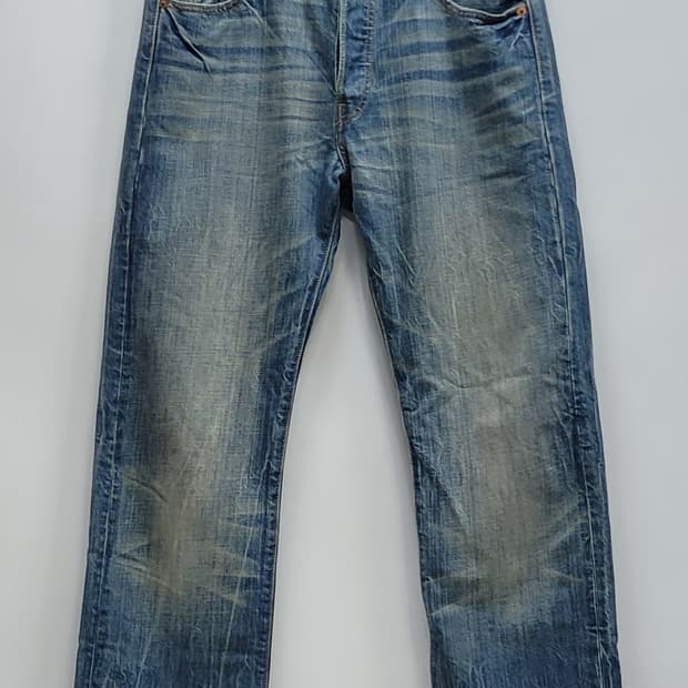 LEVI'S 00'S 리바이스 501 워싱 데님 청바지 / 남 30
