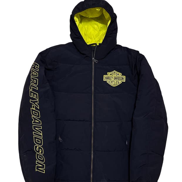 할리데이비슨 블랙 푸퍼 패딩