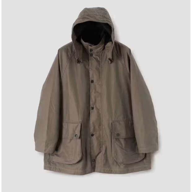 [L] 바버 마가렛호웰 스탠드칼라 파카 새상품