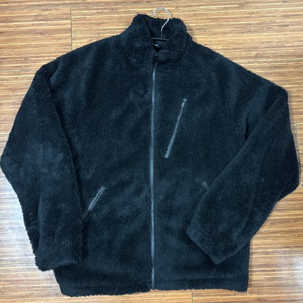 유니클로X니들스 후리스 블랙 L