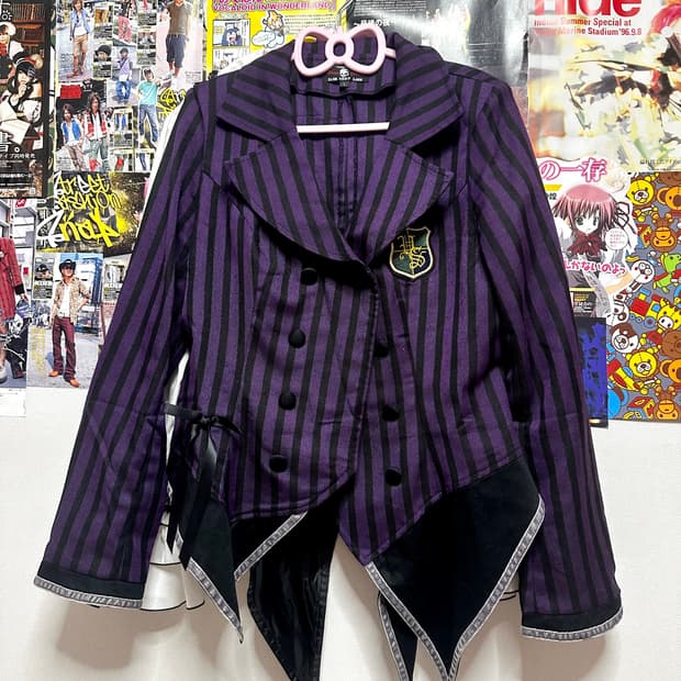 바디라인교복스타일고스로리 공겜여주깔 박쥐 로리타 일브대장템핀터깔자켓