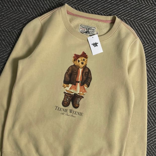 티니위니 테디 베어 빅로고 맨투맨y 3328