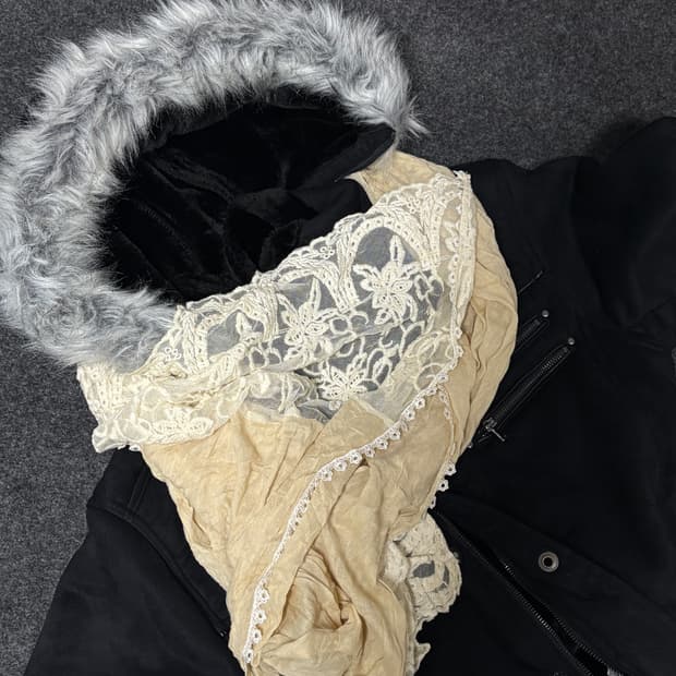 Vintage enthic roses morigirl scarf