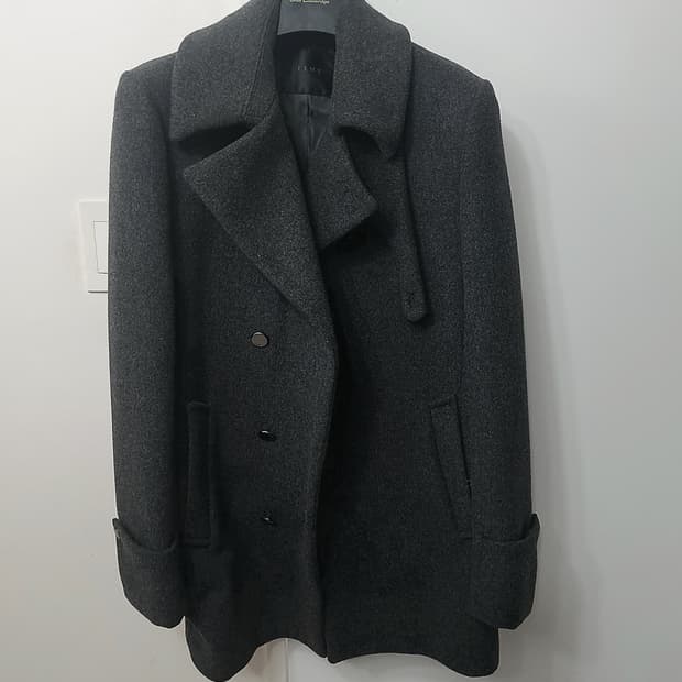 타임 모직 코트