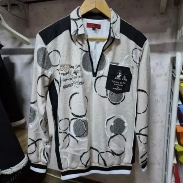 하프집업 방한 니트 골프웨어 L 최~상급