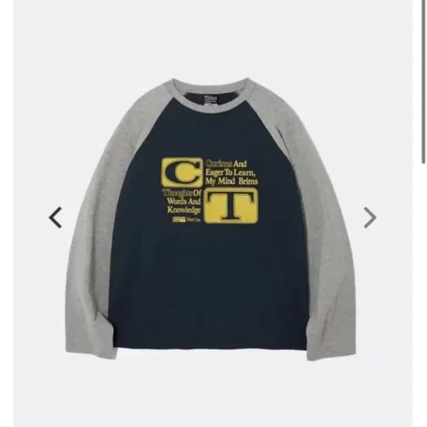 테켓 teket 미닝 롱슬리브 네이비 m