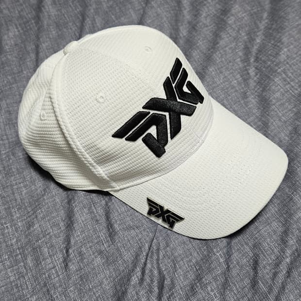 PXG 골프 캡 모자 화이트