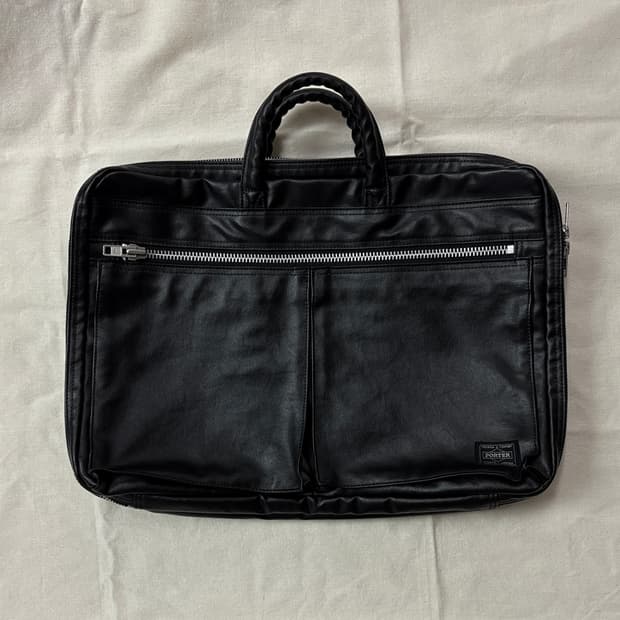 요시다포터 투웨이 코티드 브리프케이스/ 포터 코팅 캔버스 브리프케이스