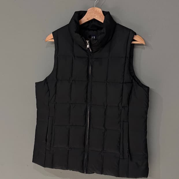 90s 올드 갭 퀼팅 다운 푸퍼베스트